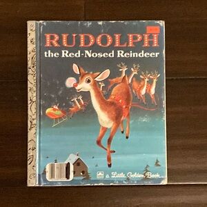 Vintage Golden Book Rudolph The Red-Nosed Reindeer